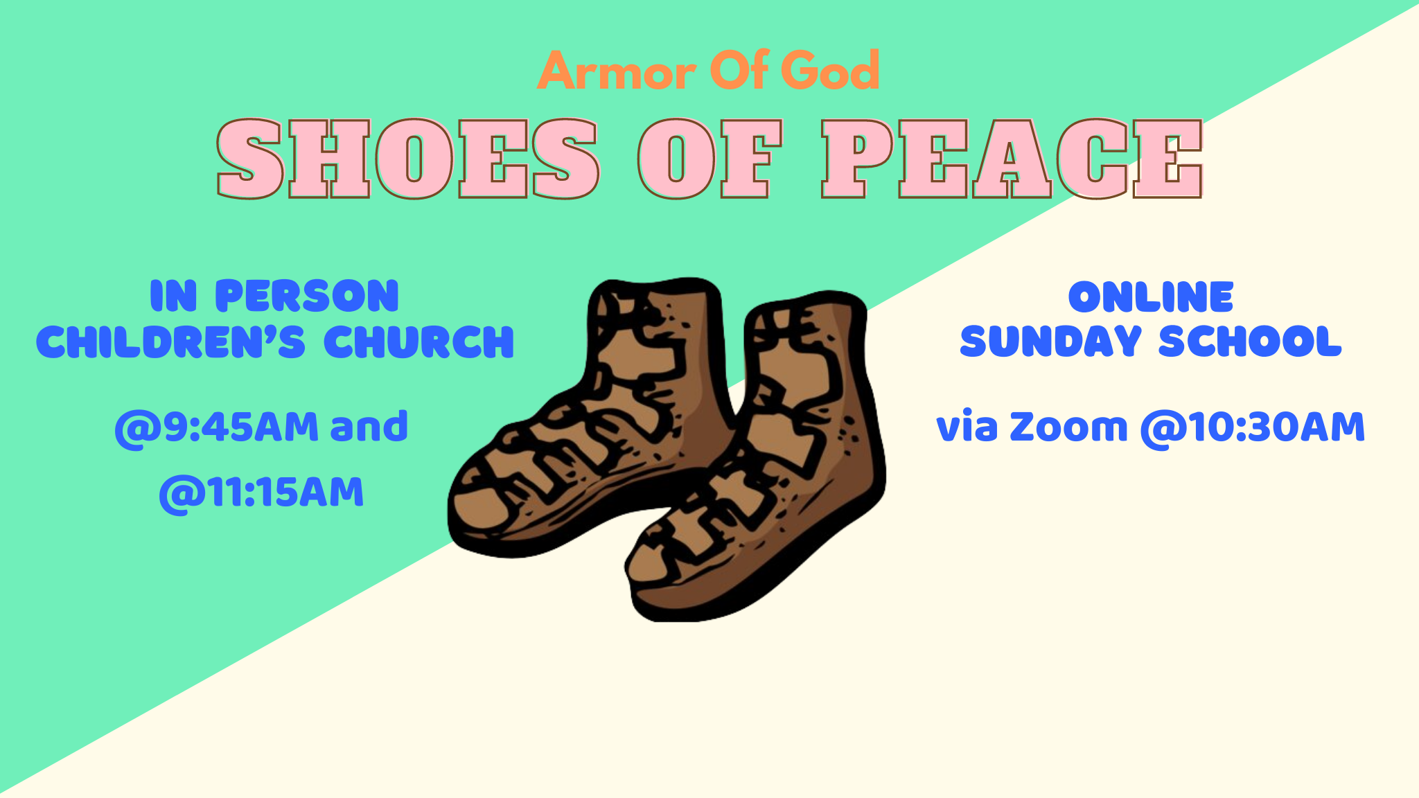 Armor of God - Shoes of Righteousness