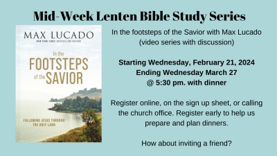 Mid-Week Lenten Bible Study Series