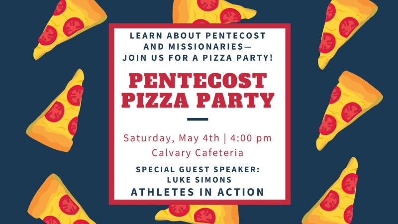 Pentecost Pizza Party