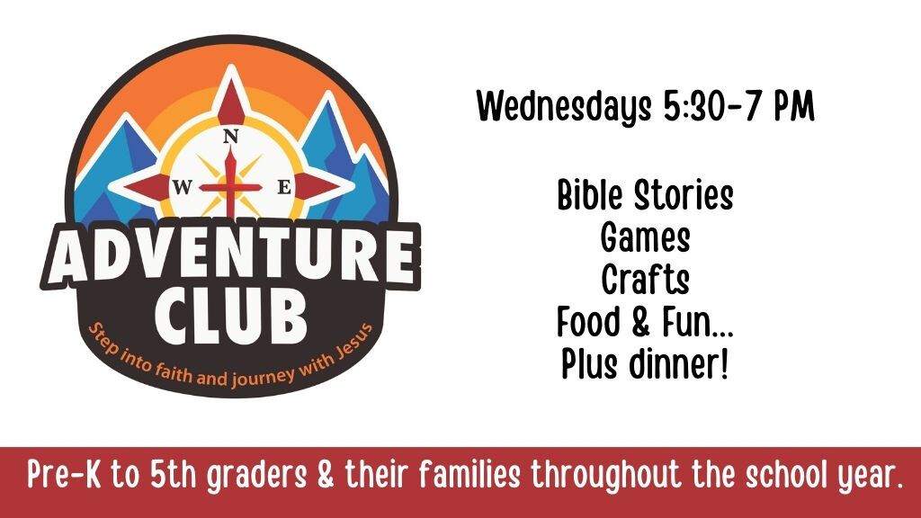 Adventure Club Registration Now Open