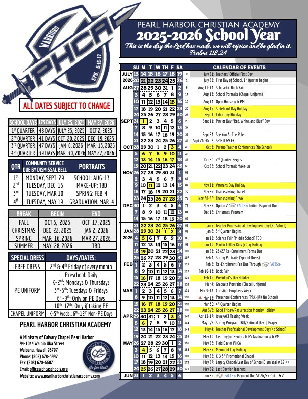 calendar