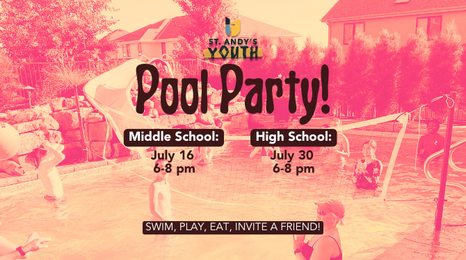 High School Pool Party - Rescheduled