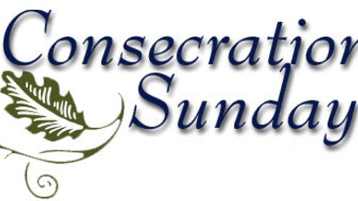 “Consecration Sunday is Coming at Pender UMC.”