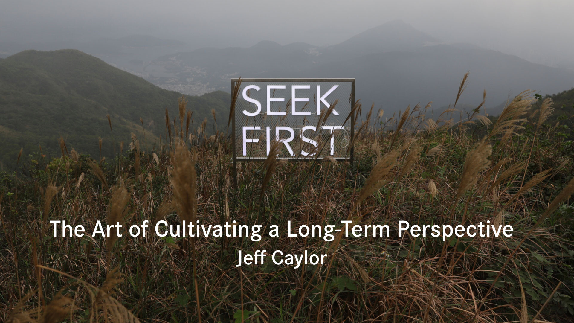 The Art of Cultivating a Long-term Perspective (Audio) episode artwork
