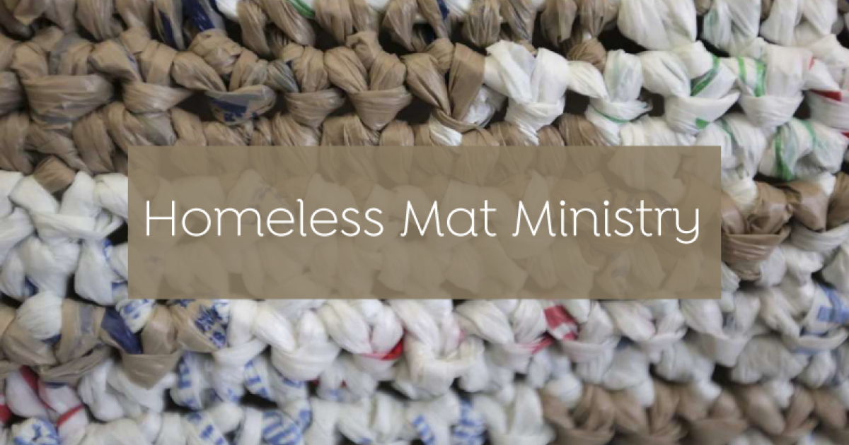 Homeless Mat Ministry Gloria Dei Lutheran Church
