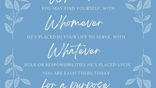 Keep Serving Faithfully