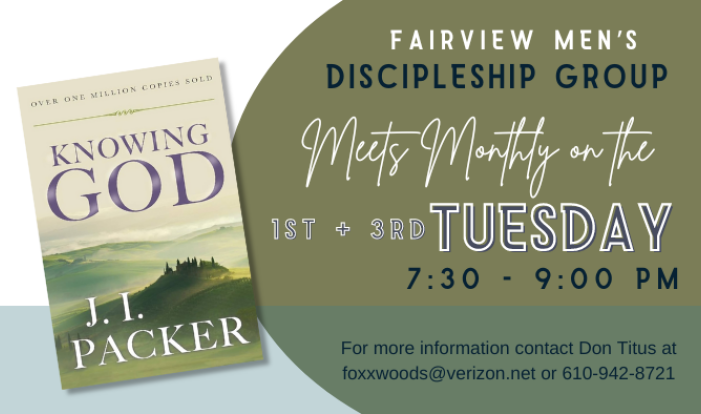 Men's Discipleship | FMDG - 1st Tuesdays, 3rd Tuesdays 7:30 PM