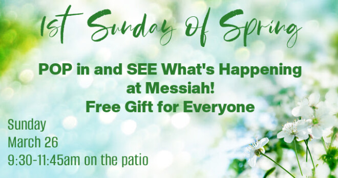 First Sunday of Spring POP in!