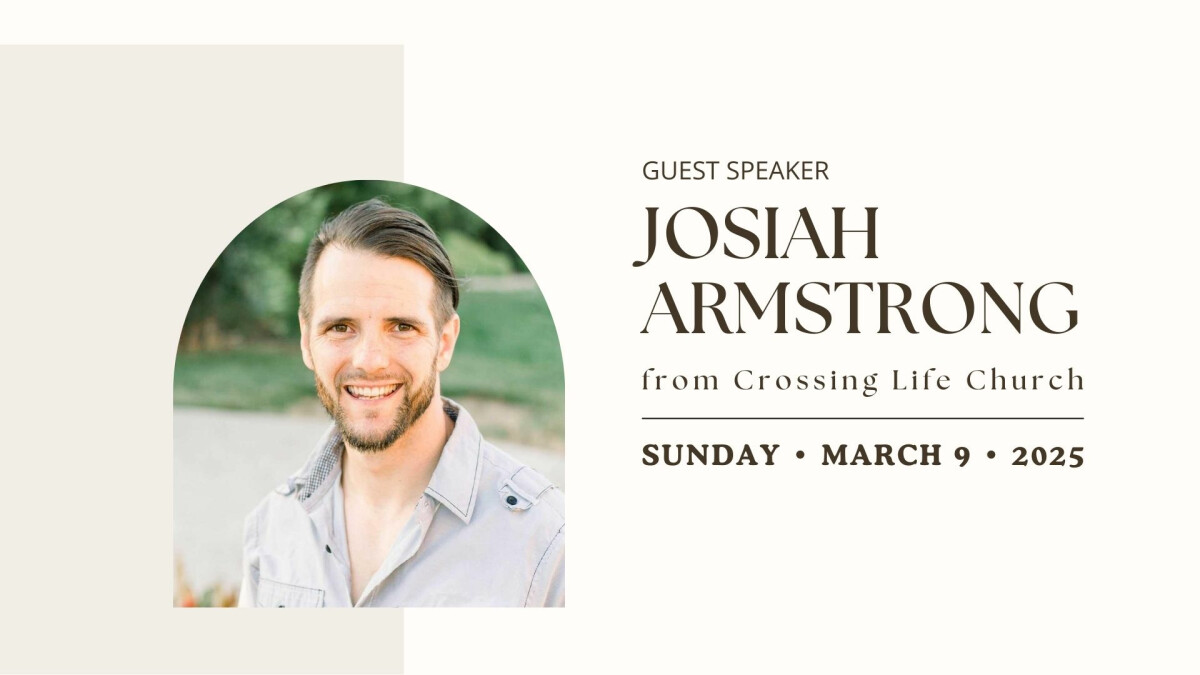 Guest Speaker: Josiah Armstrong