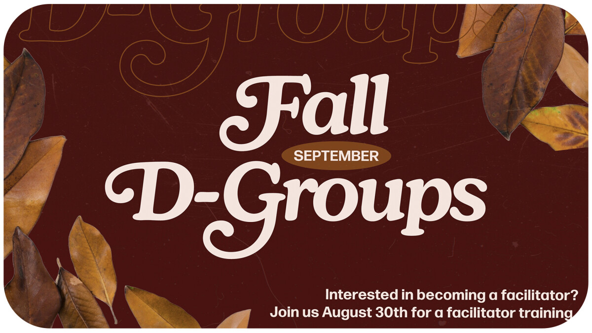 D-Group Facilitator Training
