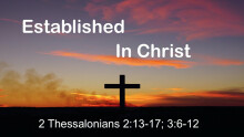 Established in Christ