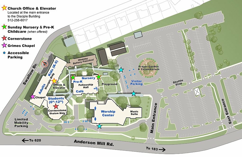 Campus and Parking Map