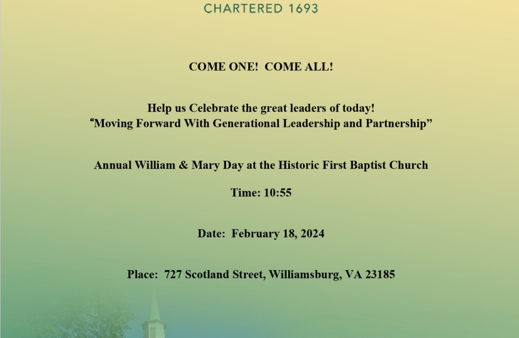 William & Mary/College Day 11AM-1PM