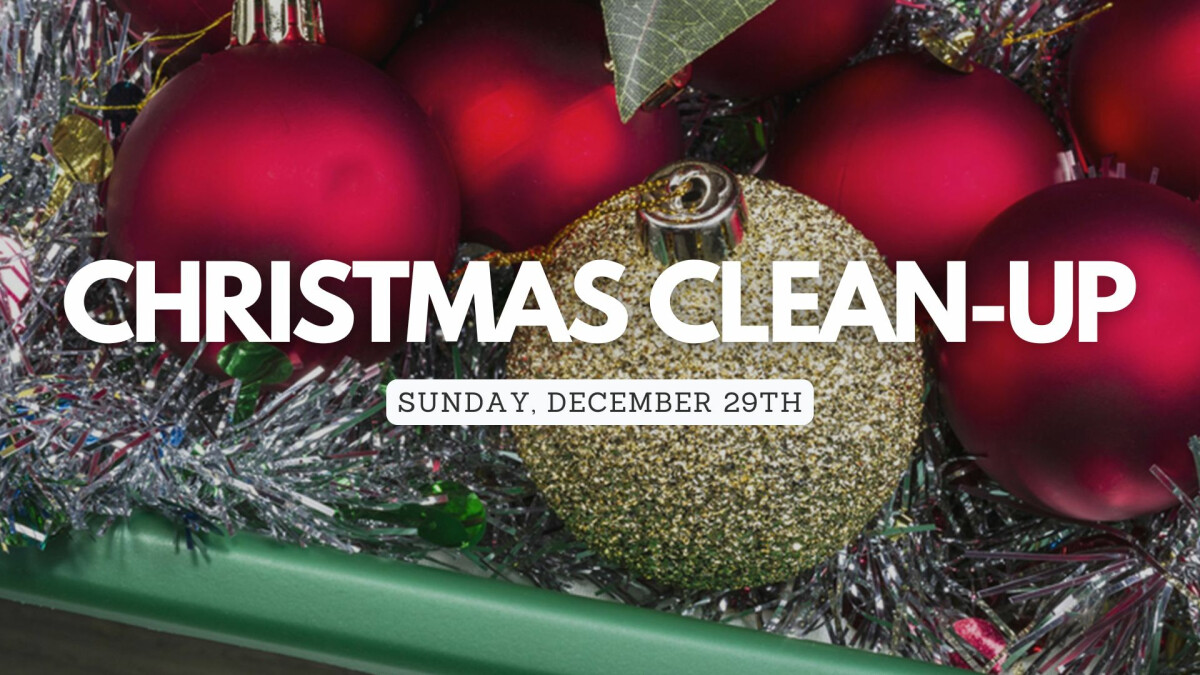 CHRISTMAS CLEAN-UP