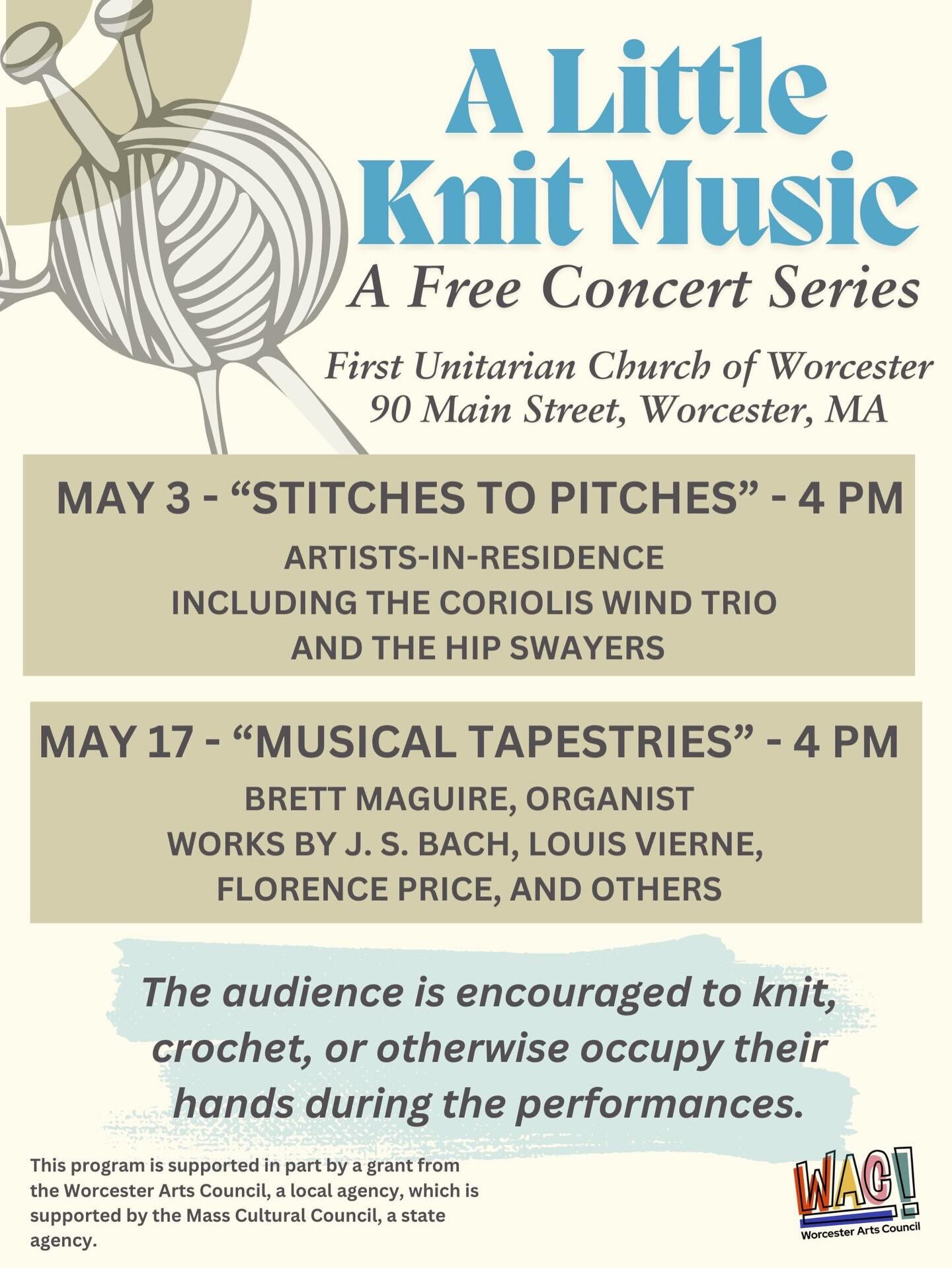 Artist-in-Residence Concert: A Little Knit Music