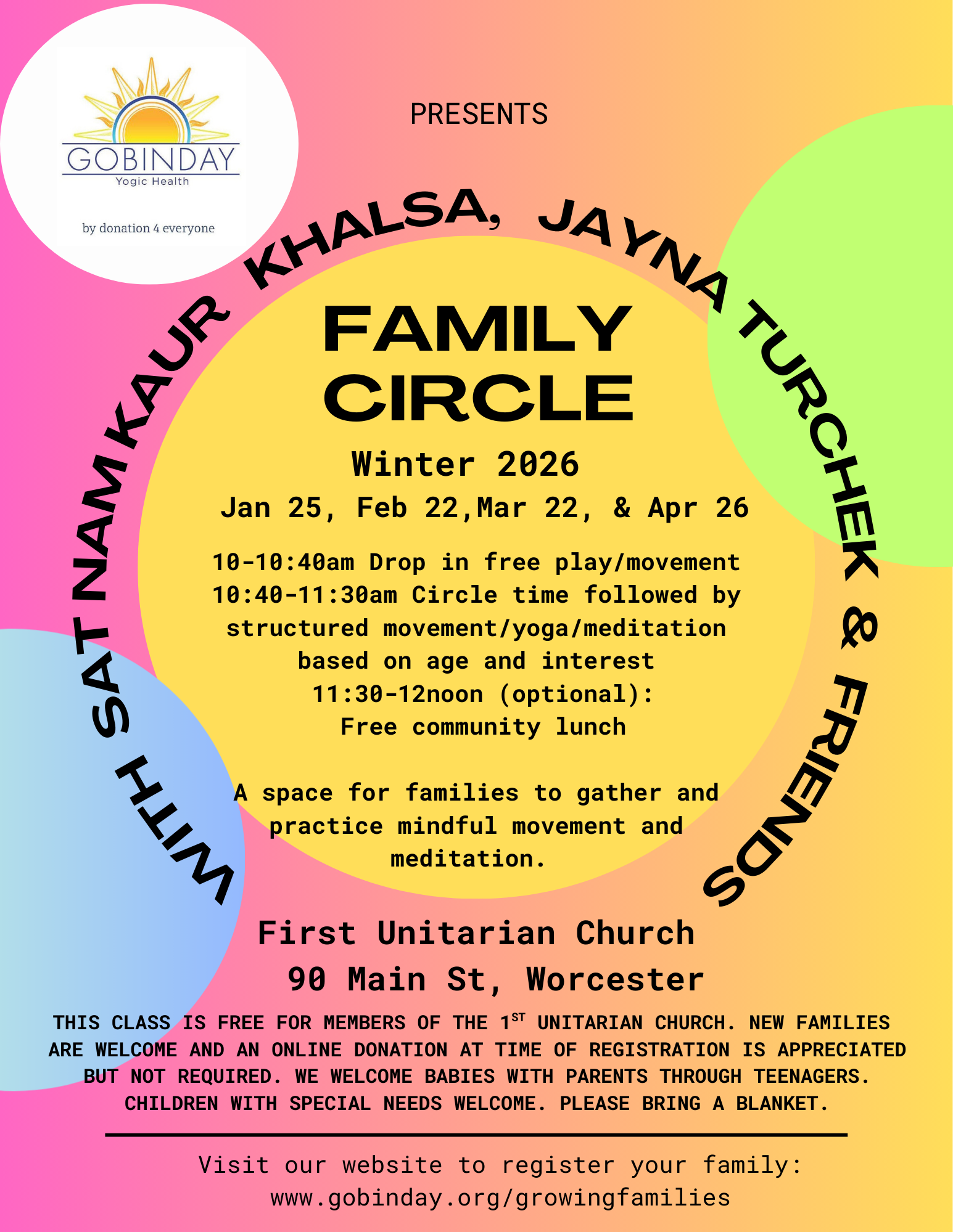 Family Circle Mindful Movement and Meditation