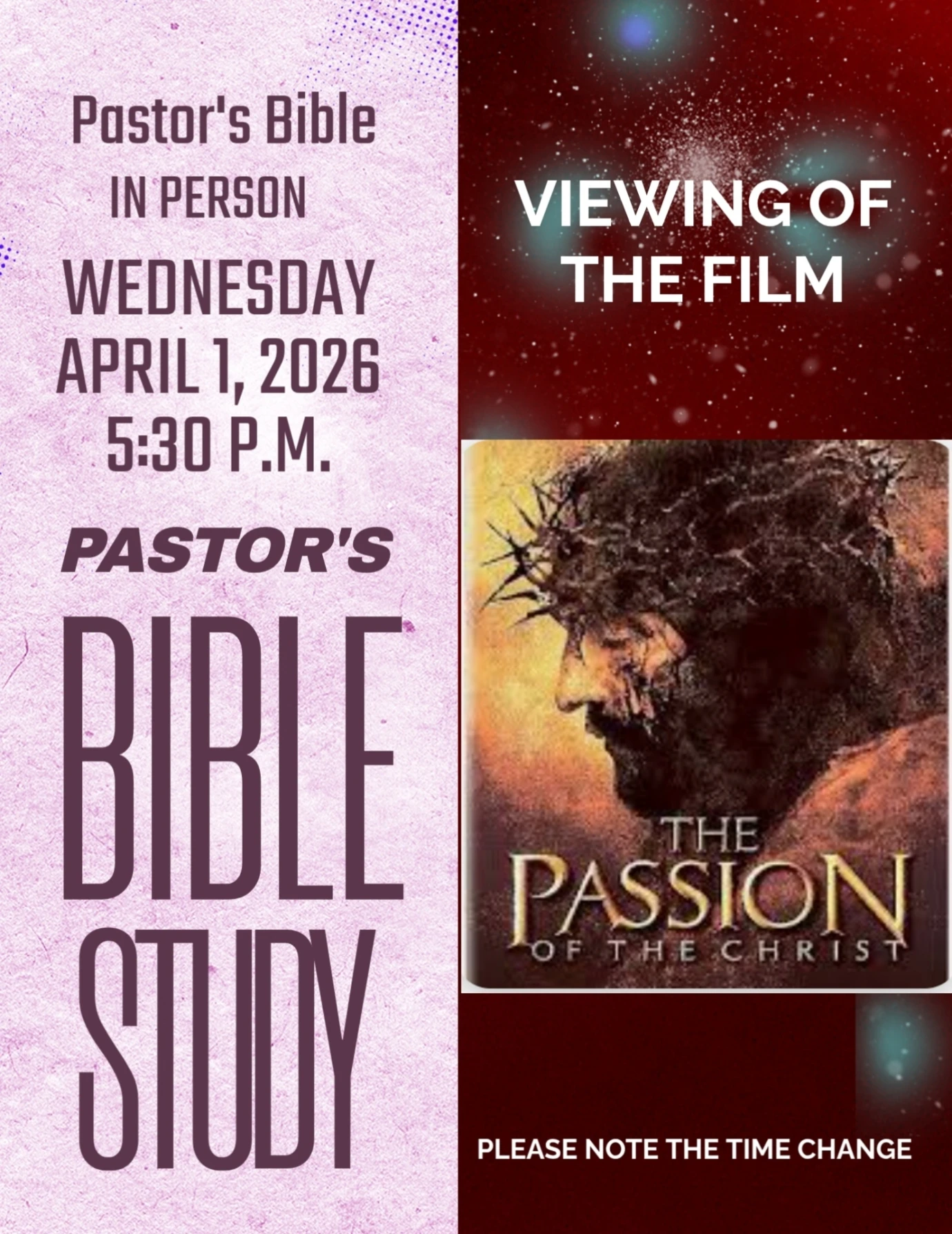 In Person Bible Study