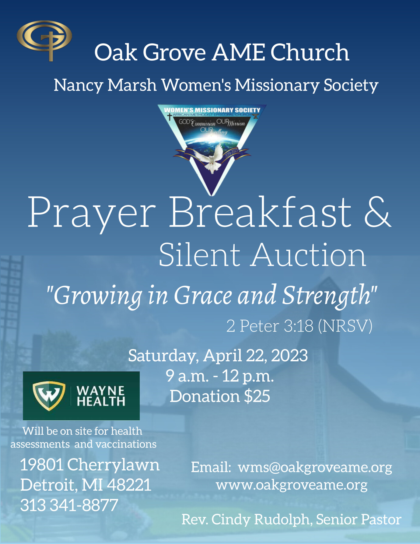 Nancy Marsh WMS Prayer Breakfast & Silent Auction