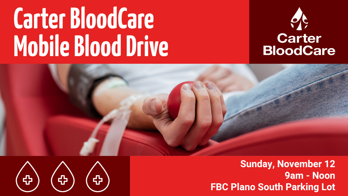 November Blood Drive with Carter BloodCare
