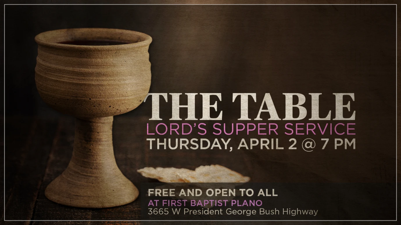 The Table: Lord's Supper Service