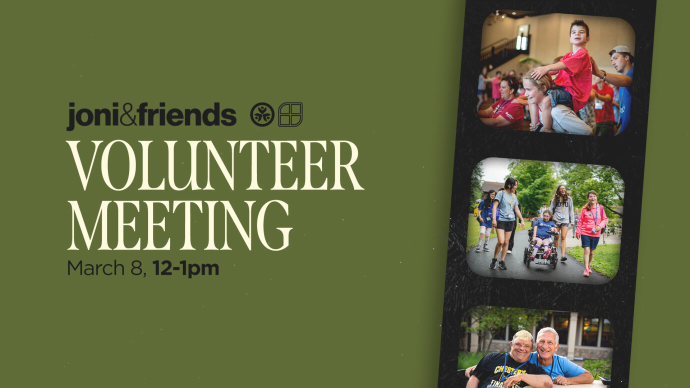 Joni & Friends Family Retreat Info Meeting