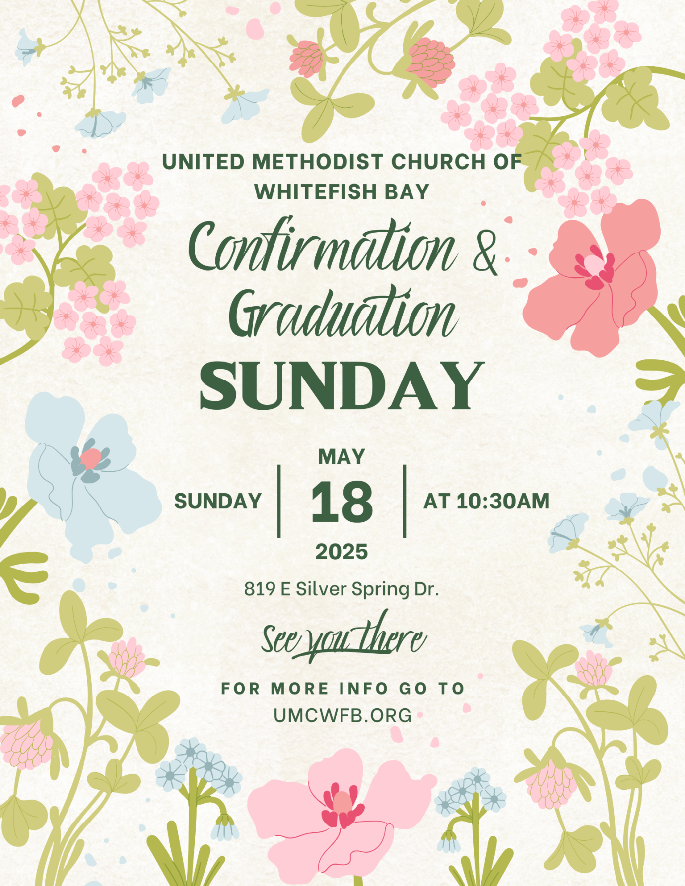 Confirmation and Graduation Sunday