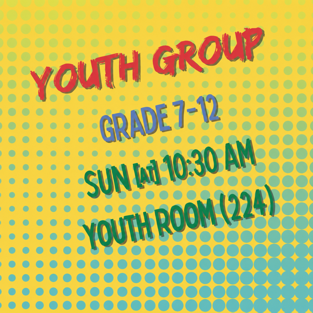 Youth Sunday School ↻