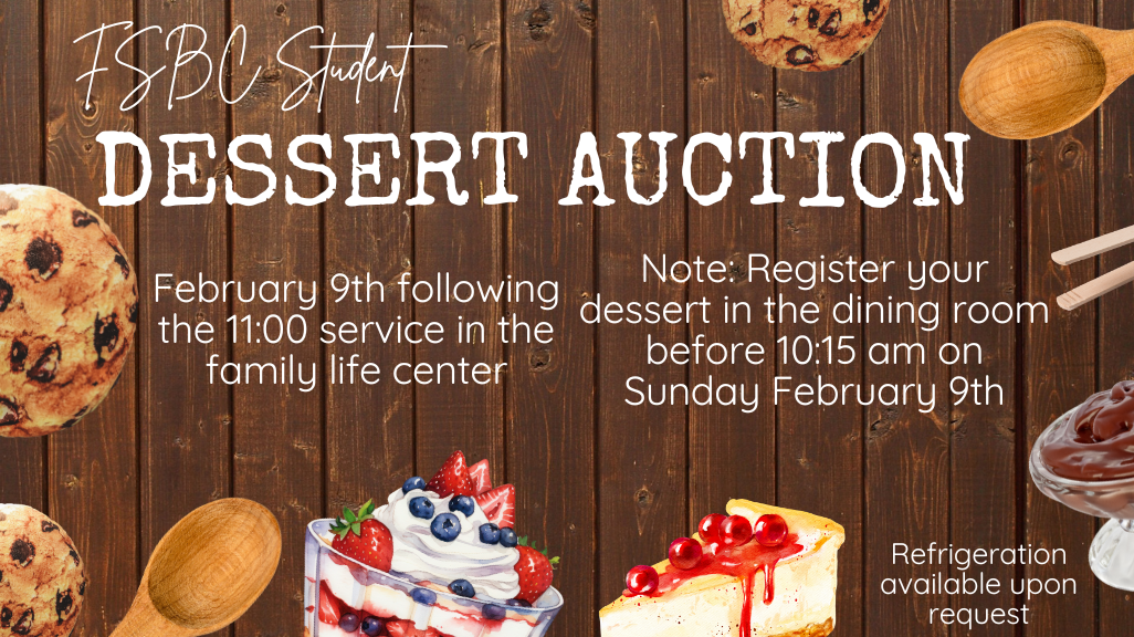 Dessert Auction 2025