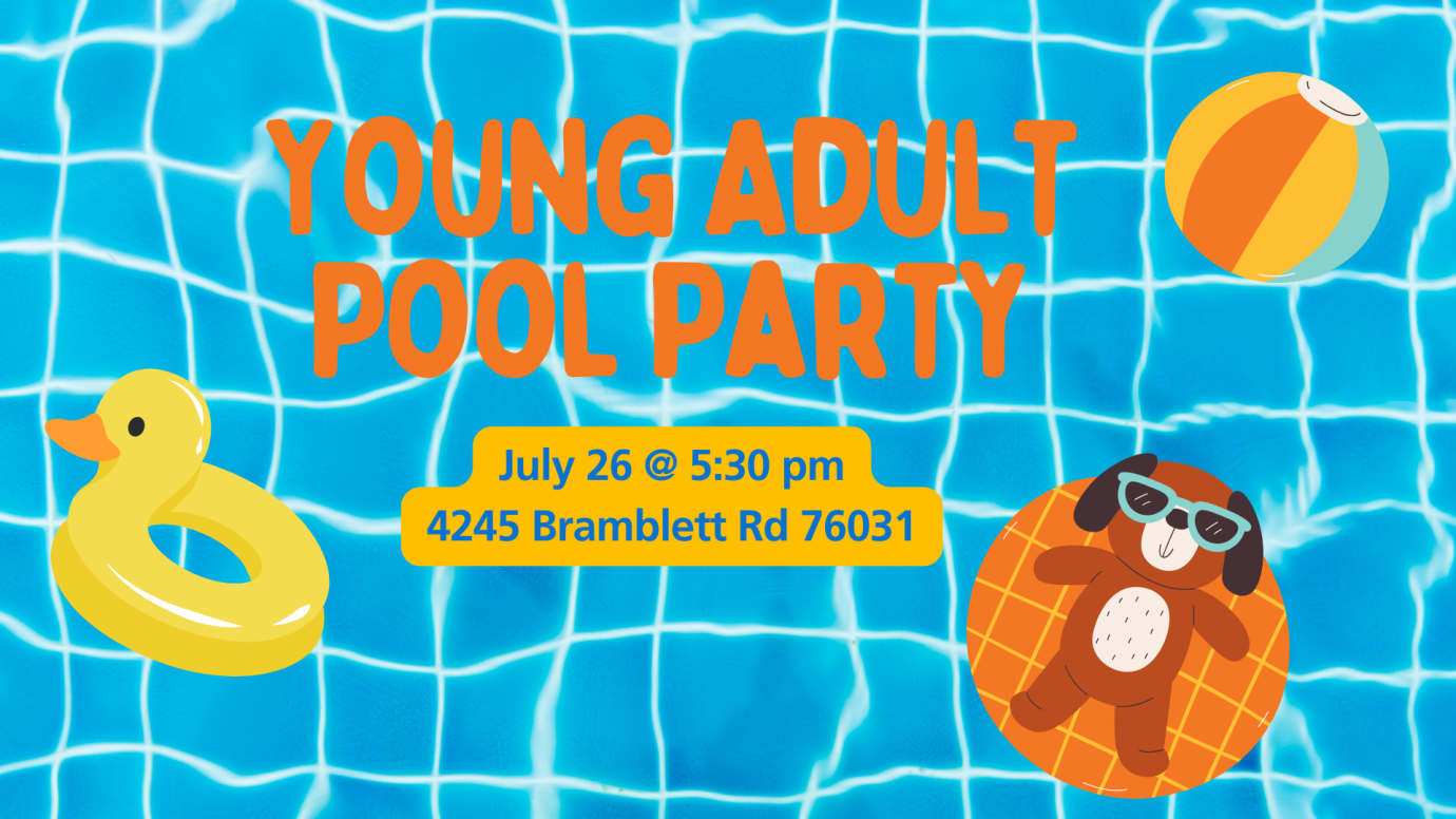 Young Adults Pool Party