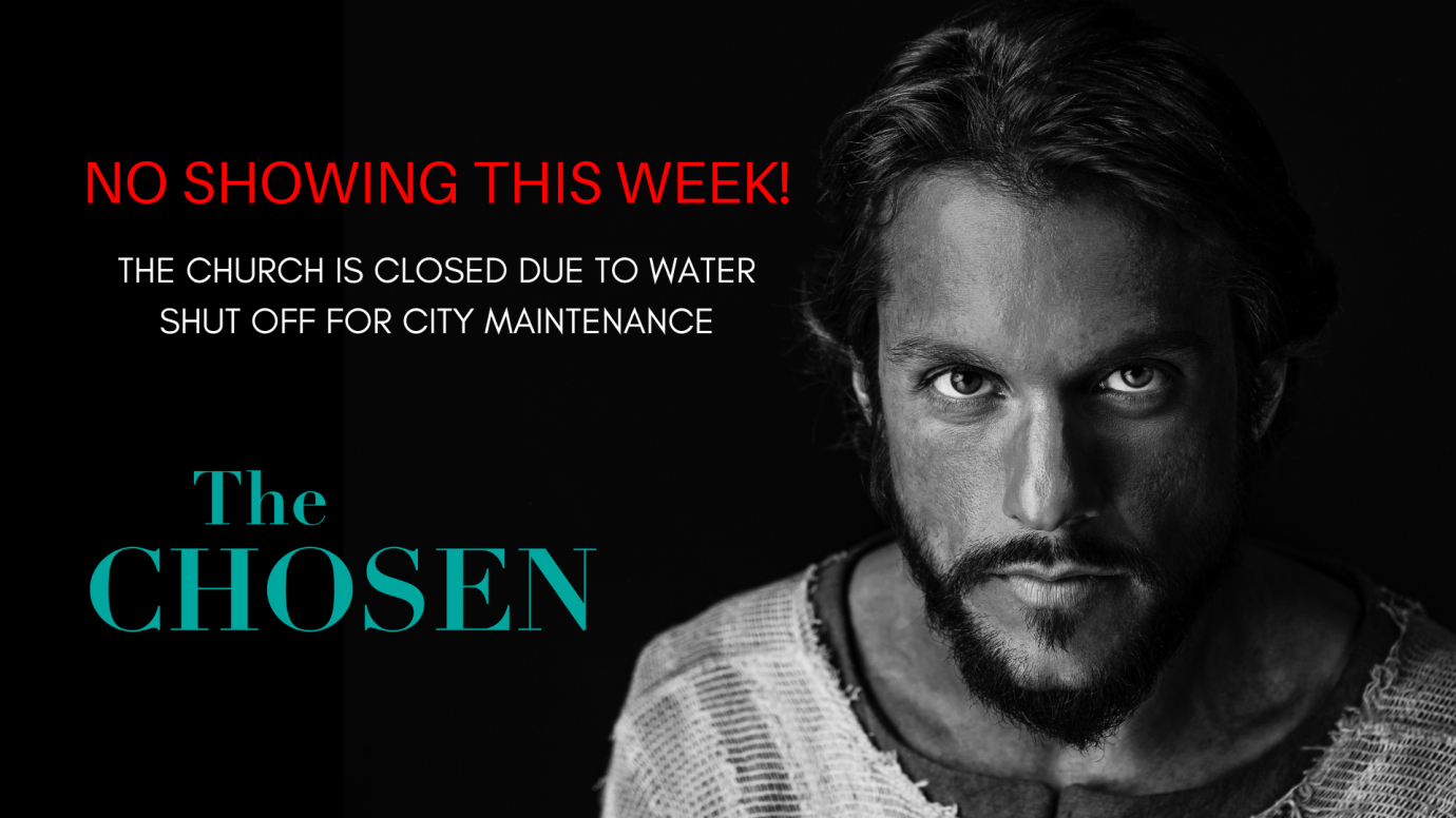 Canceled for Tonight - The Chosen Season 2 Watch Party