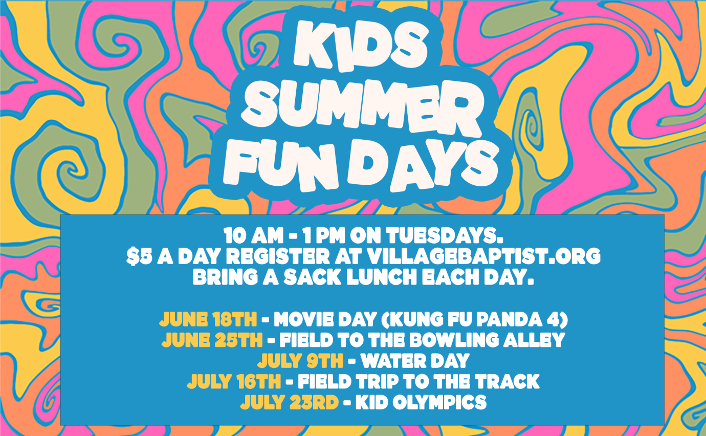 Kids Summer Fun Days