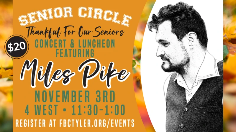 Senior Circle Host Miles Pike in Concert
