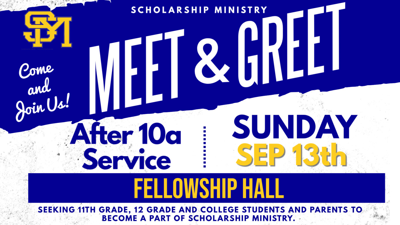 Scholarship Ministry Meet & Greet