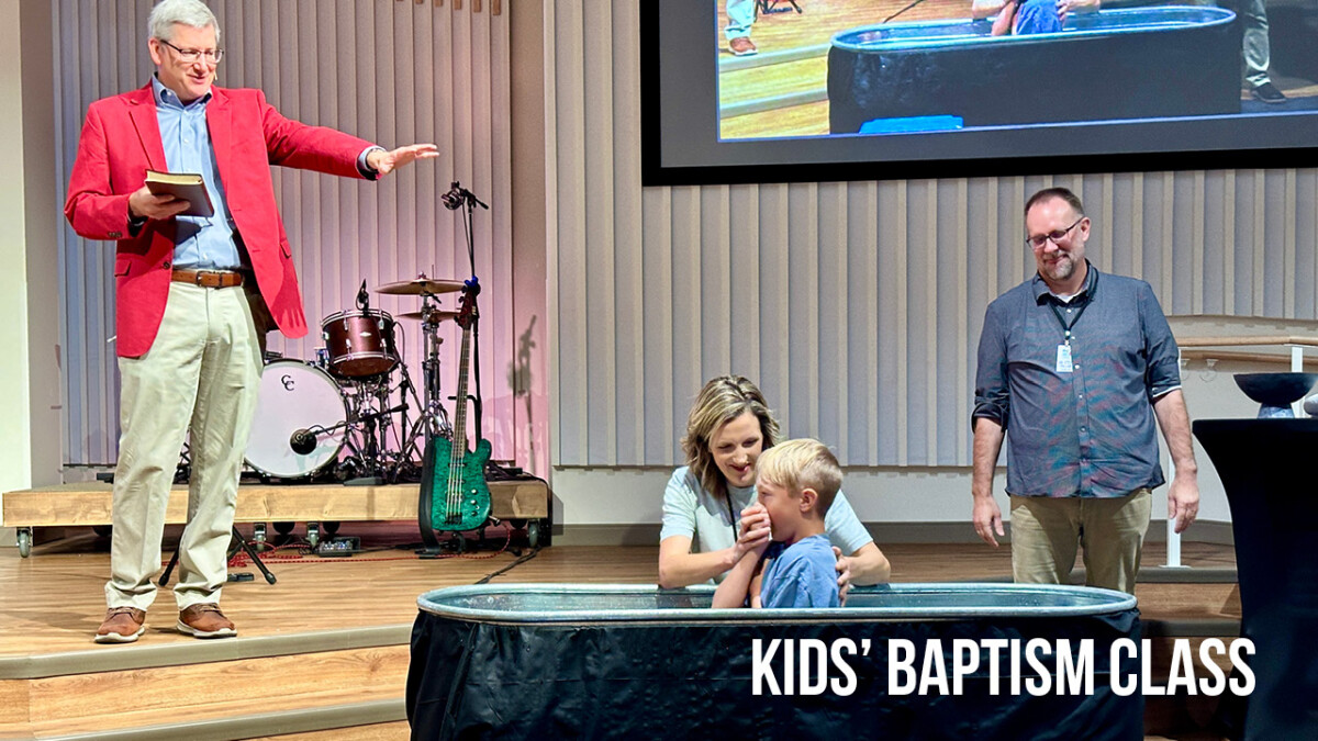 Kids' Baptism Class