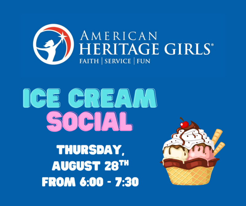  AHG - American Heritage Girls Ice Cream Social