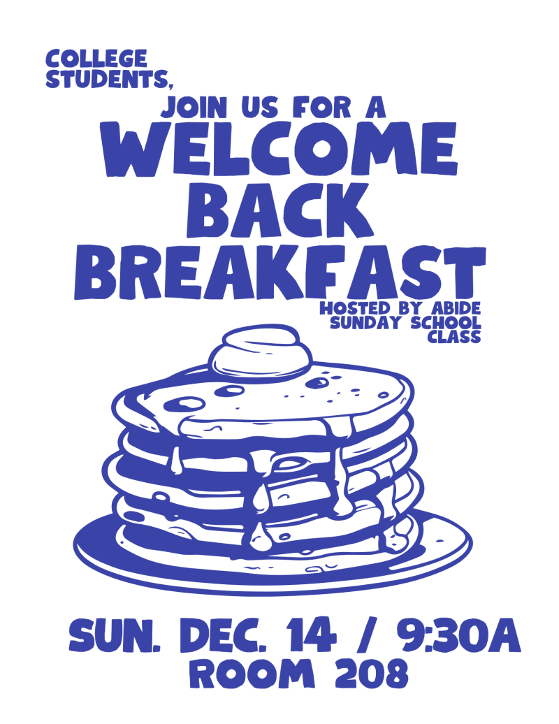 Welcome Back Breakfast