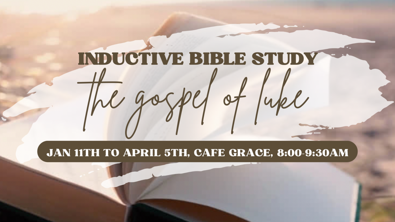 Inductive Bible study on the book of Luke