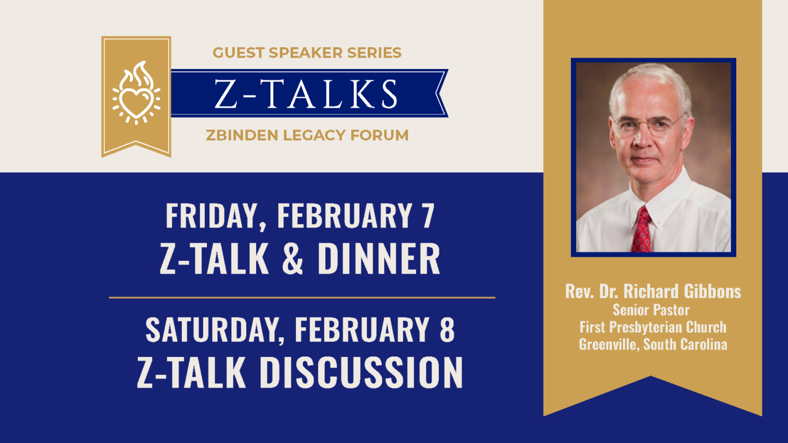 Z-Talk Weekend with Rev. Dr. Richard Gibbons