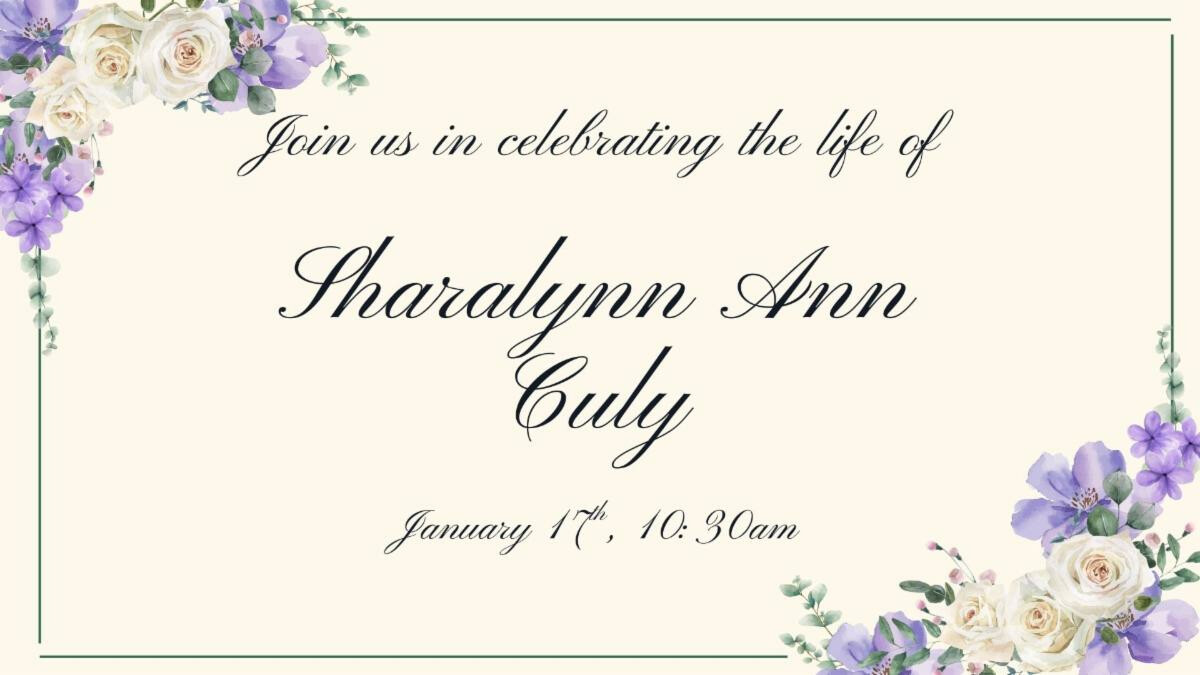 Sharalynn's Celebration of Life