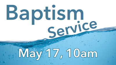 Baptism Service Spring 2026