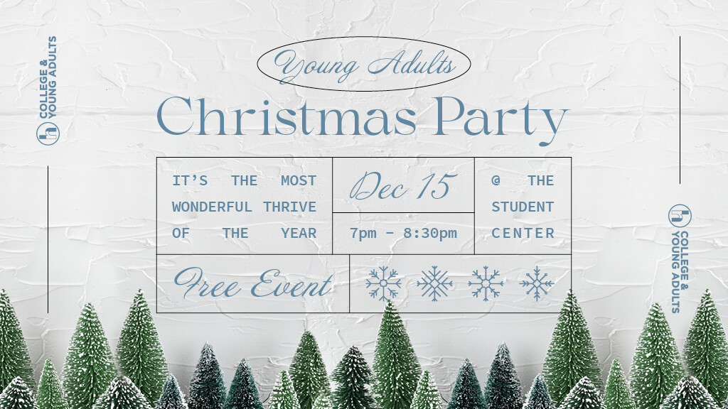 Young Adult Christmas Party