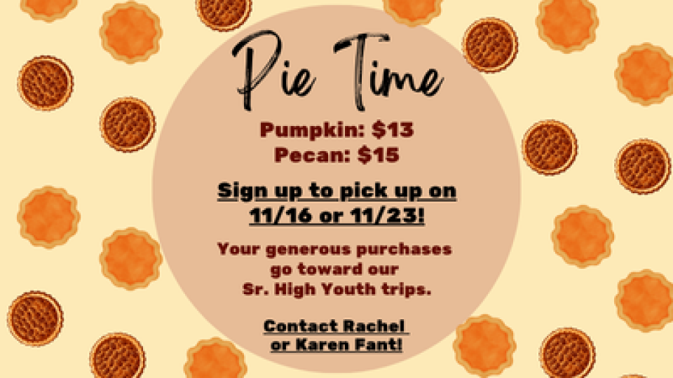 Pie Fundraiser