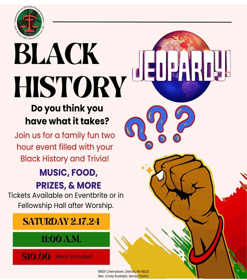 Black History Jeopardy 