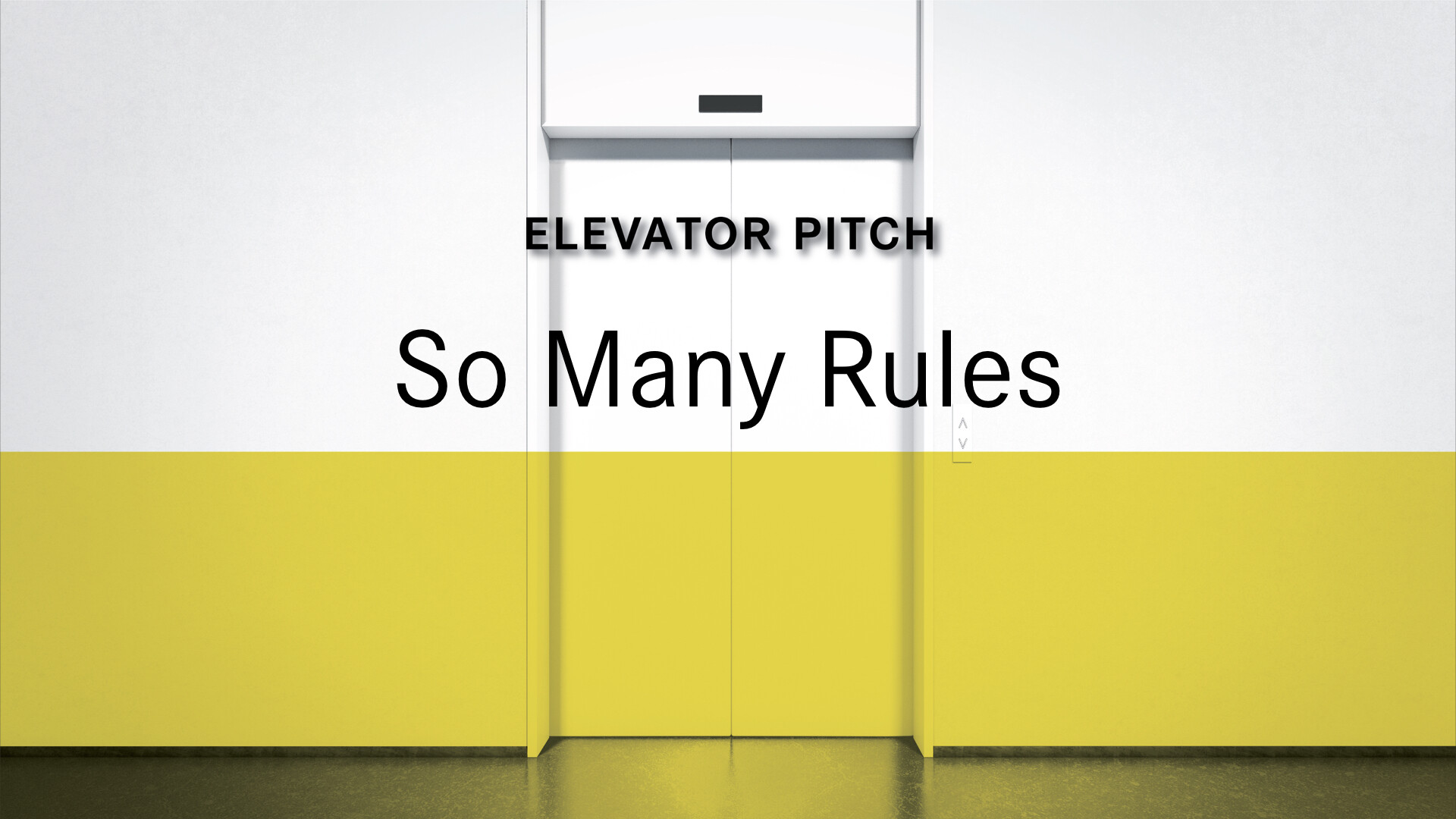 Elevator Pitch: So Many Rules (Audio) episode artwork
