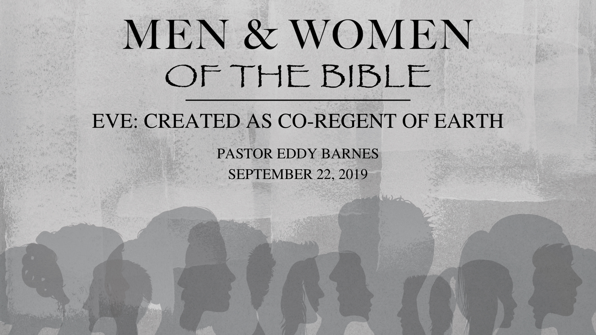 Men & Women of the Bible: Eve Created as a Co-Regent of the Earth episode artwork