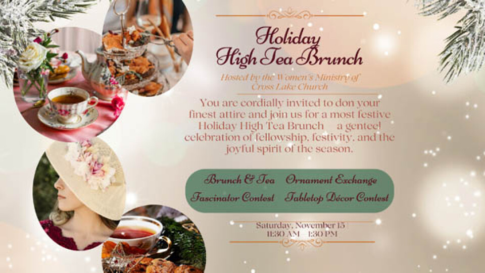 Women's Holiday High Tea Brunch