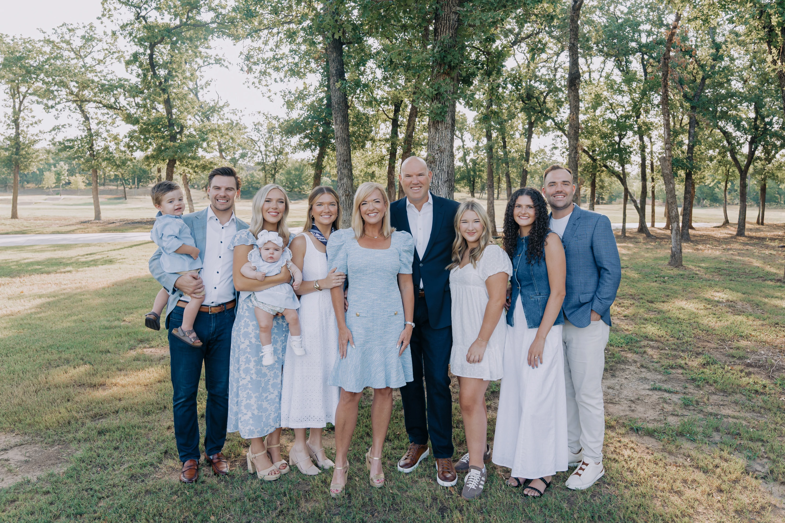 Pastor Jeff standing with his family
