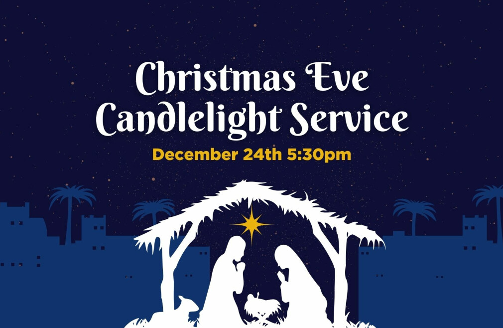 Christmas Eve Candlelight Service - 5:30PM Only 