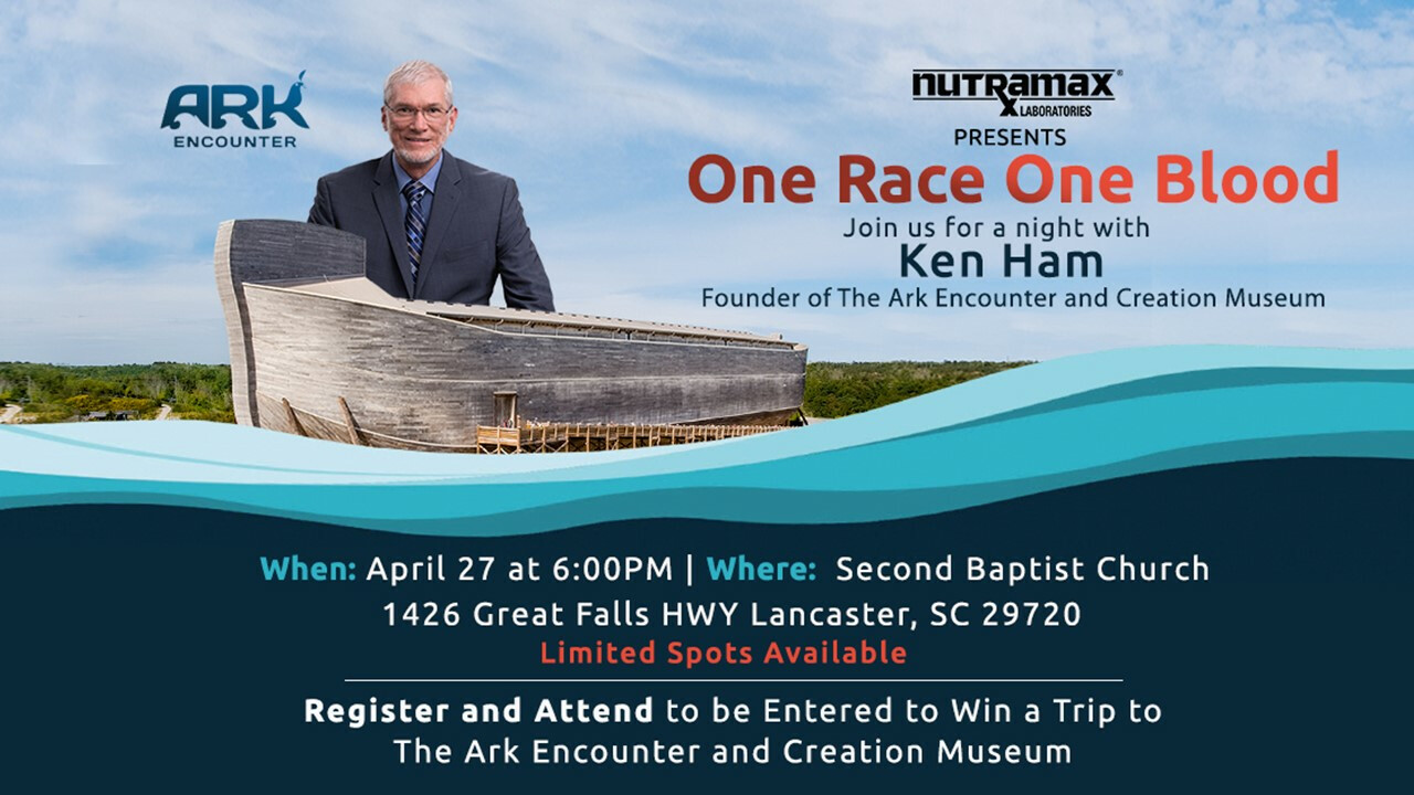 One Race One Blood A Night with Ken Ham presented by Nutramax