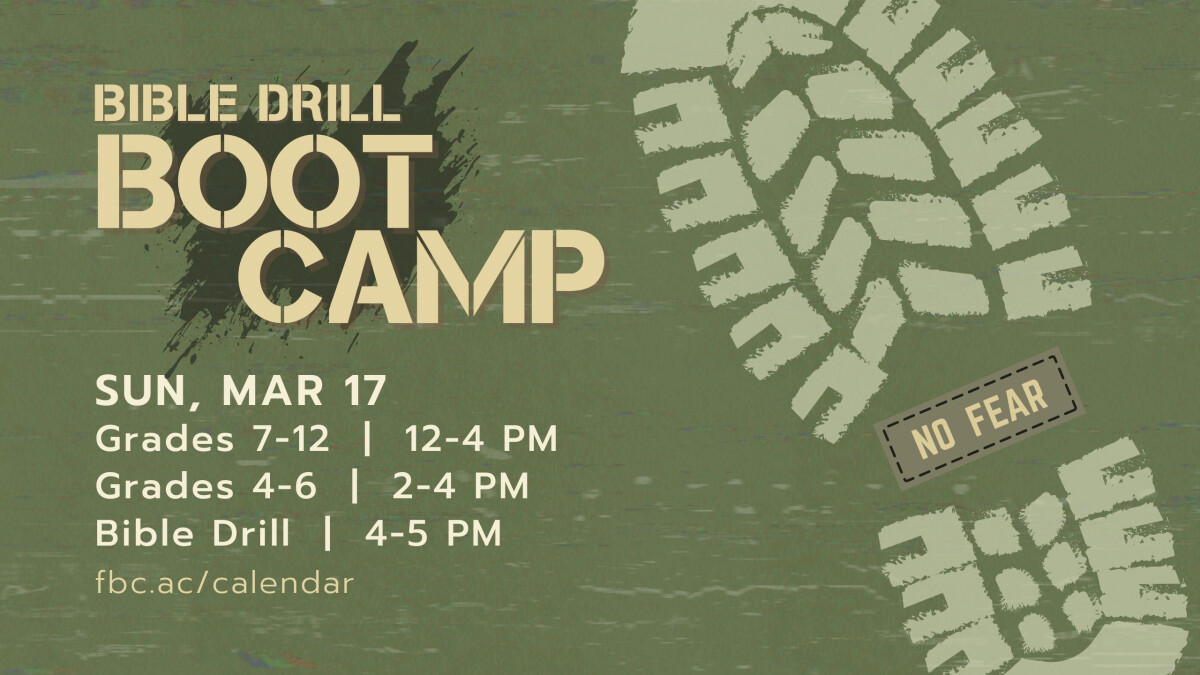 Bible Drill Boot Camp Grades 4-12